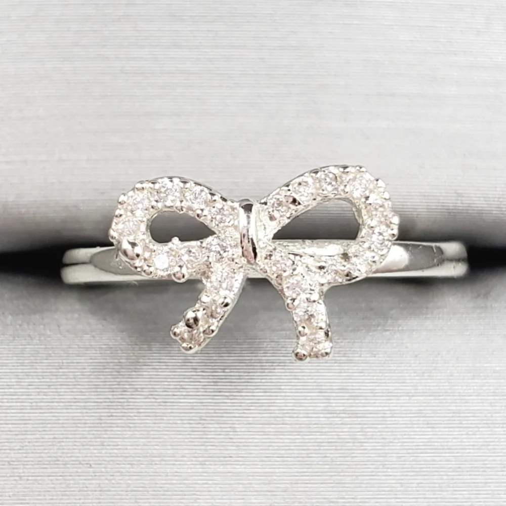 Silver Bow Ring
